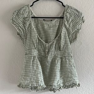 Brandy Melville checkered top